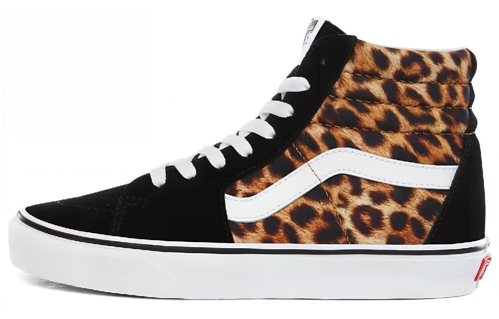 Vans Sk8 Hi Leopard Black White