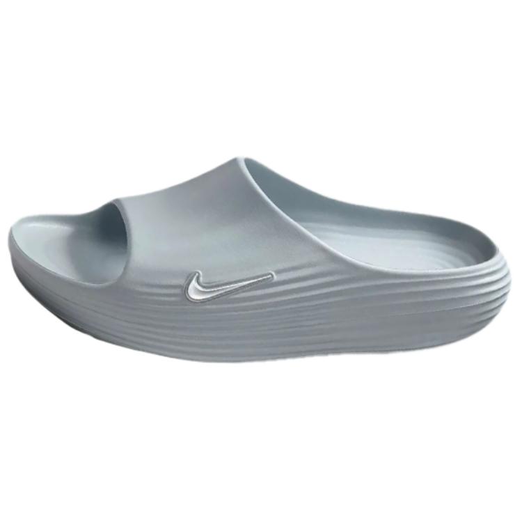 Nike ReactX Rejuven8 Abrasion Resistant Slide Slippers Men's Gray
