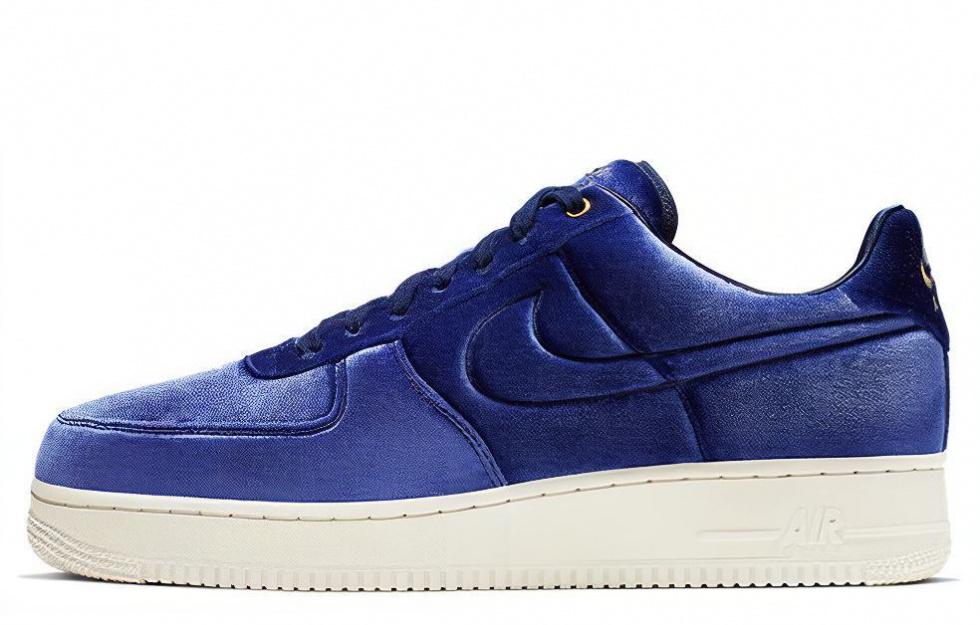 Nike Air Force 1 Low Premium 3 Velour Blue Void