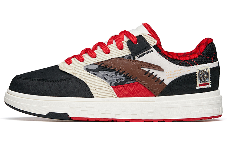 Anta Street Play Series Low Top Skateboard Shoes Men's Red