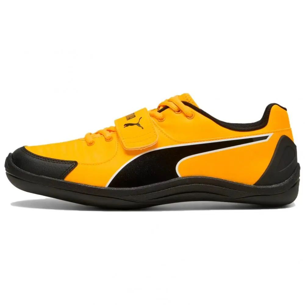 PUMA EvoSPEED Throw Abrasion Resistant Low Top Training Shoes Unisex Orange Yellow