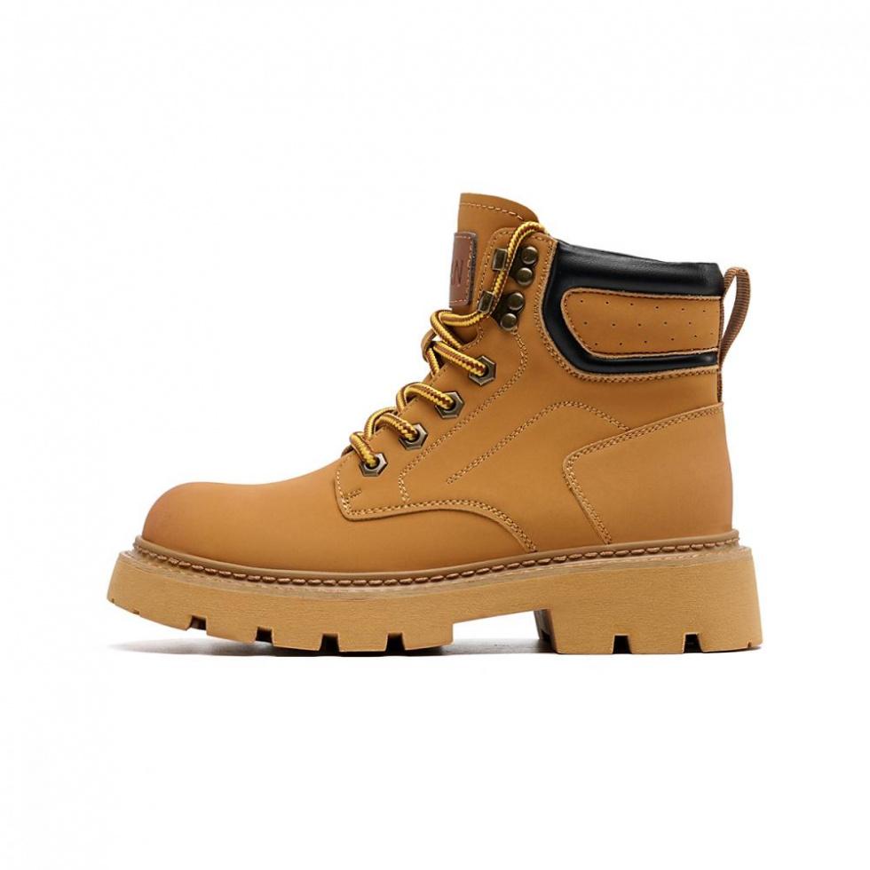 EBLAN Martin Boots Unisex Yellow