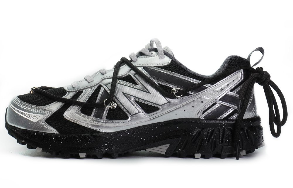 New Balance NB 410 Low-Top Running Shoes Unisex Black Silver
