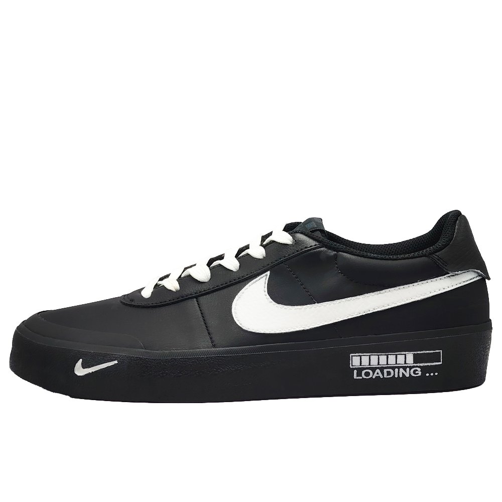 Nike Court Shot Low Top Skateboard Shoes Men's Black