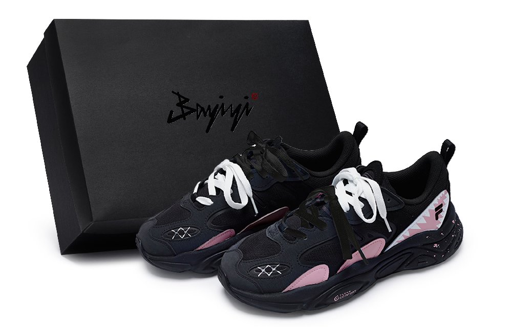 FILA Mars 2 Casual Shoes Men Low-Top Black/Pink