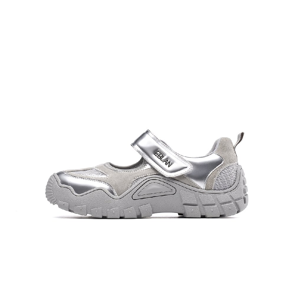 EBLAN Mary Jane Shoes Women's Silver