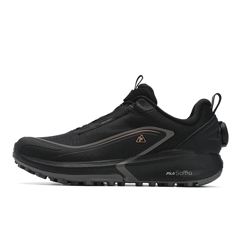 FILA Wear-resistant And Lightweight Low-Top Running Shoes Women's Black