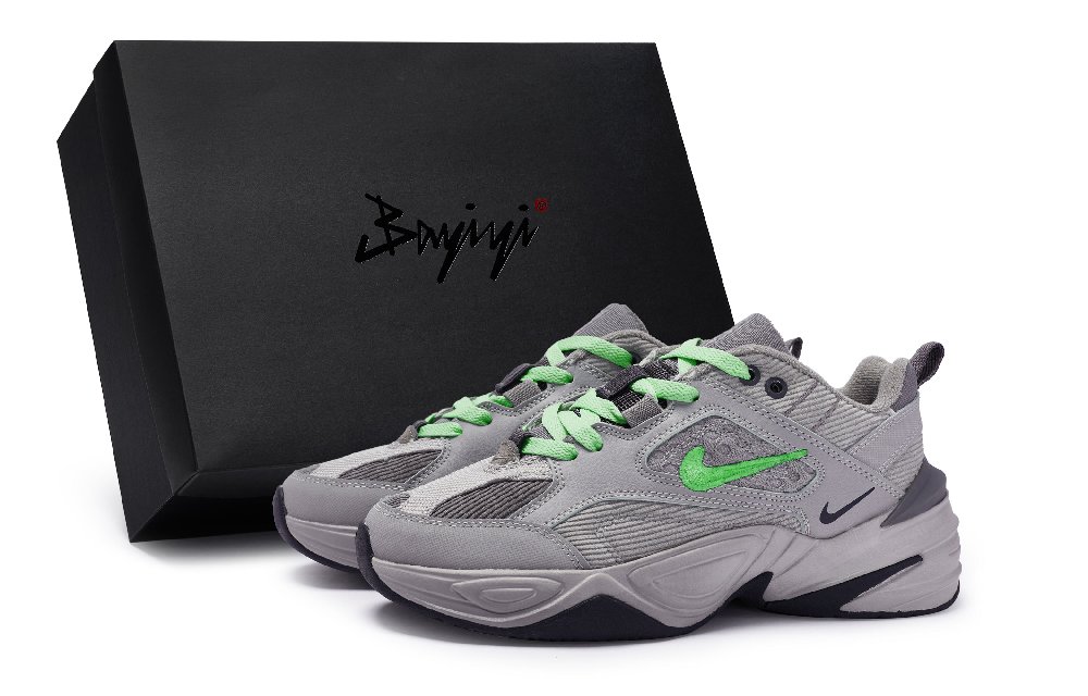 Nike M2K Wear-Resistant Waterproof And Breathable Low-Top Chunky Sneakers Unisex Smoke Green