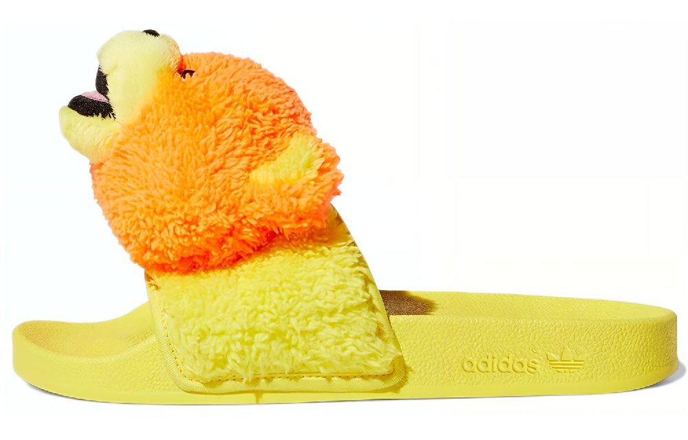 Adidas Originals Js Adilette Jeremy Scott Teddy Yellow