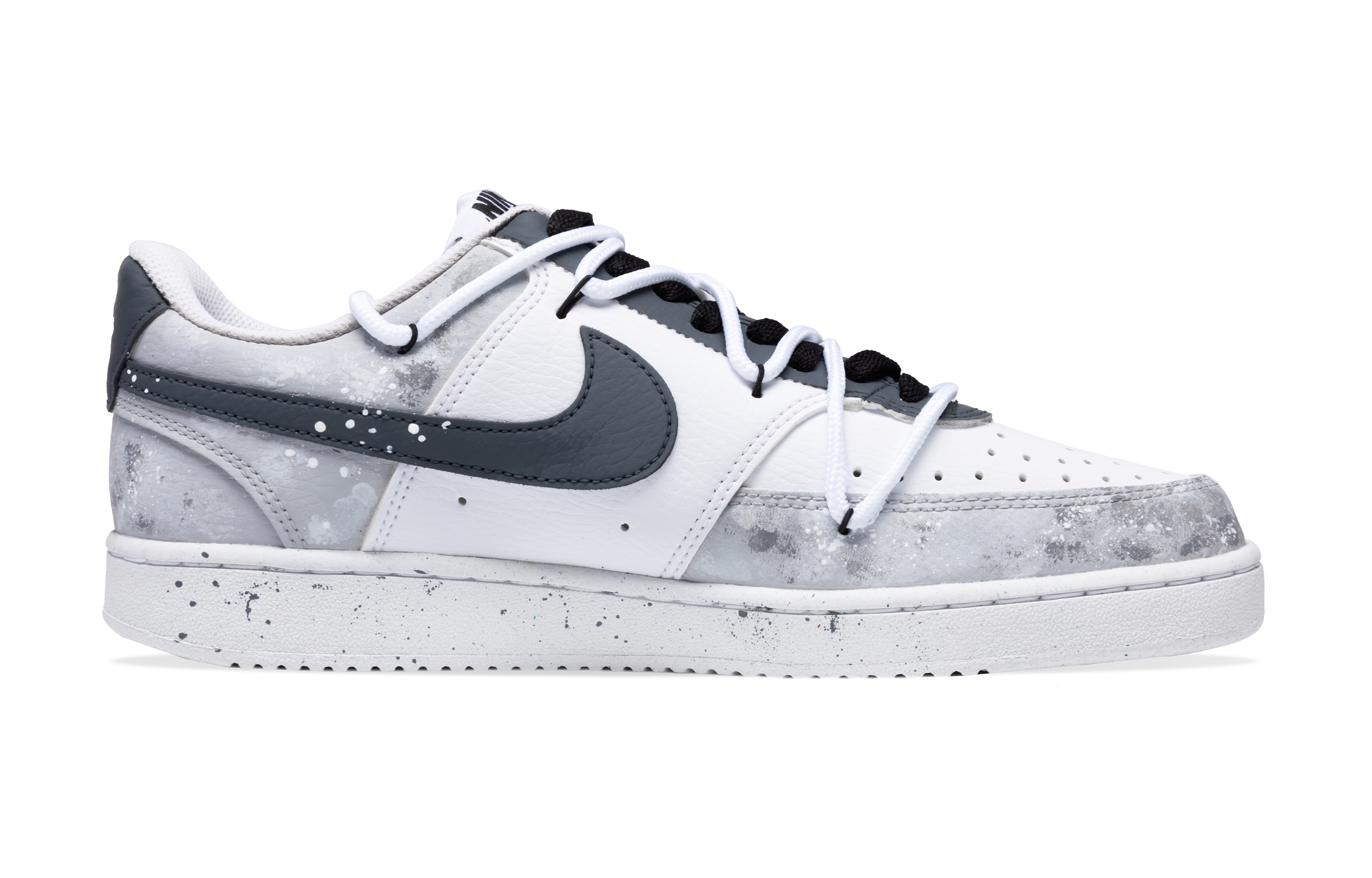 Nike Court Vision 1 Slip-Resistant Low-Top Skateboard Shoes Men's Gray купить в интернет-магазине Yoocart с быстрой доставкой по России.