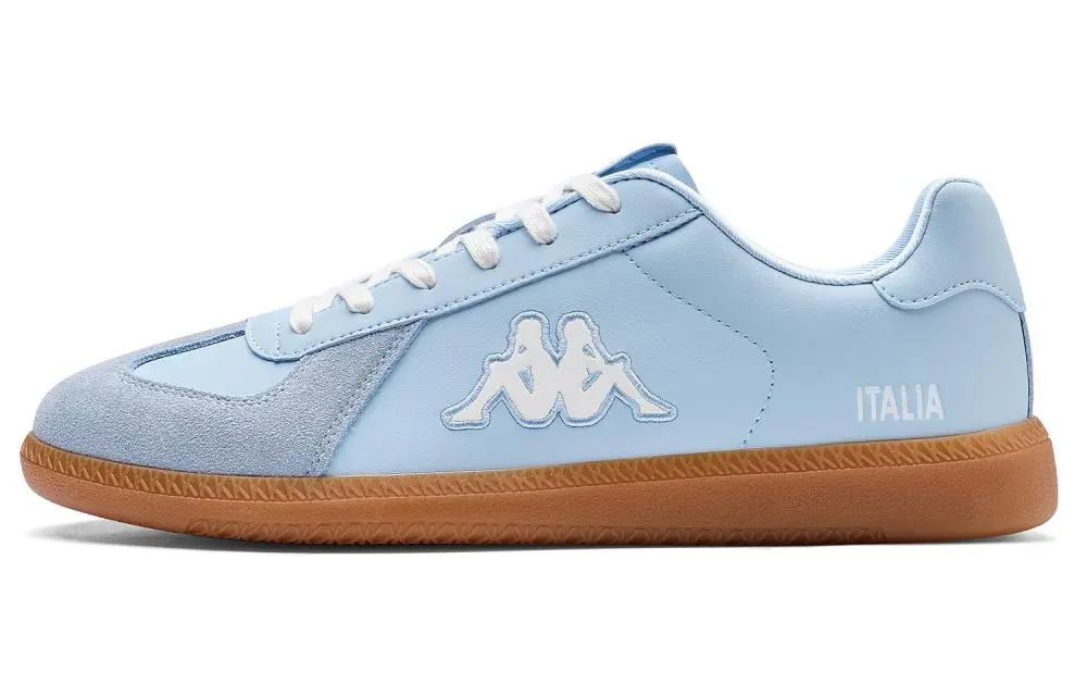 Kappa Anti Slip Wear Resistant Low Top Skateboard Shoes Unisex Biological Blue