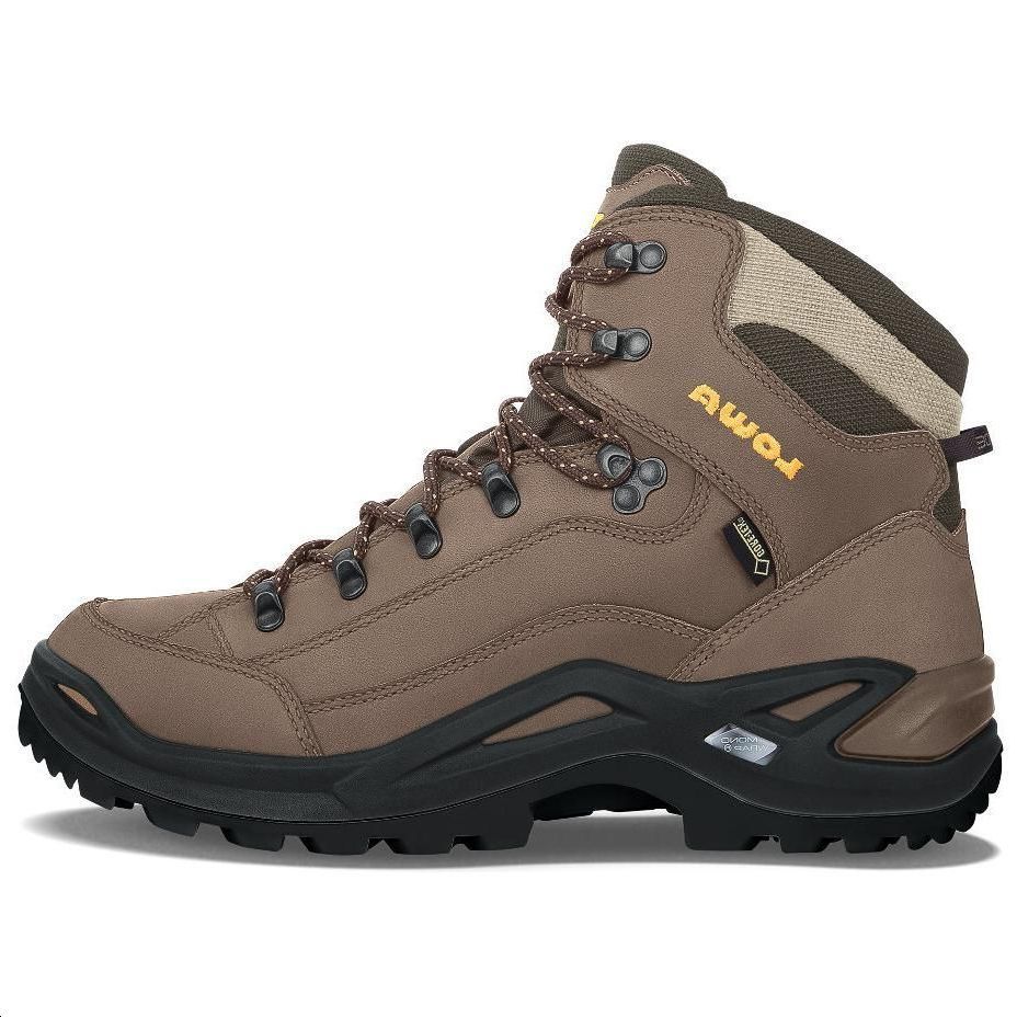 Lowa Renegade GTX Mid Top Hiking Shoes Men's Tan