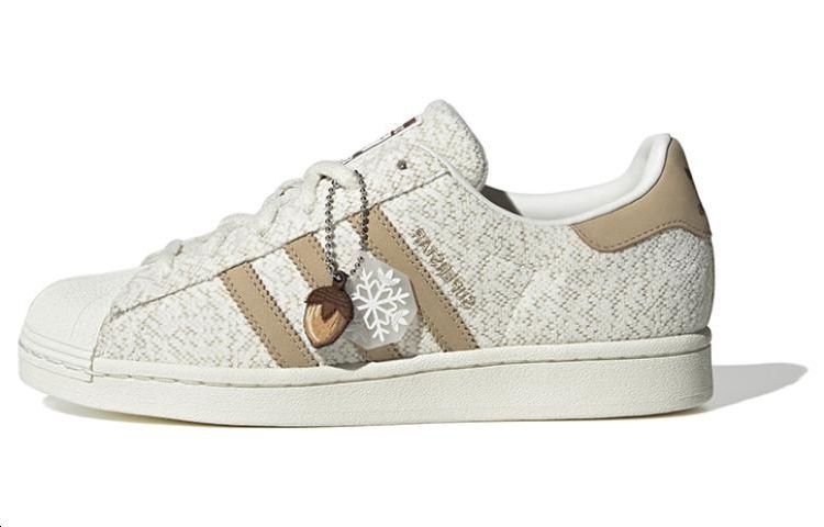 adidas originals Superstar White Khaki Women's