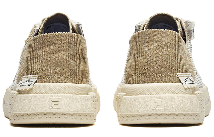 FILA FUSION Wallride Wear-resistant And Lightweight Low-Top Canvas Shoes Women's Beige Light Brown