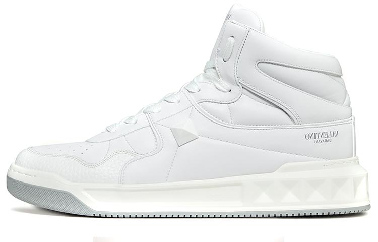 Valentino Garavani One Stud Mid-Top Sneakers
