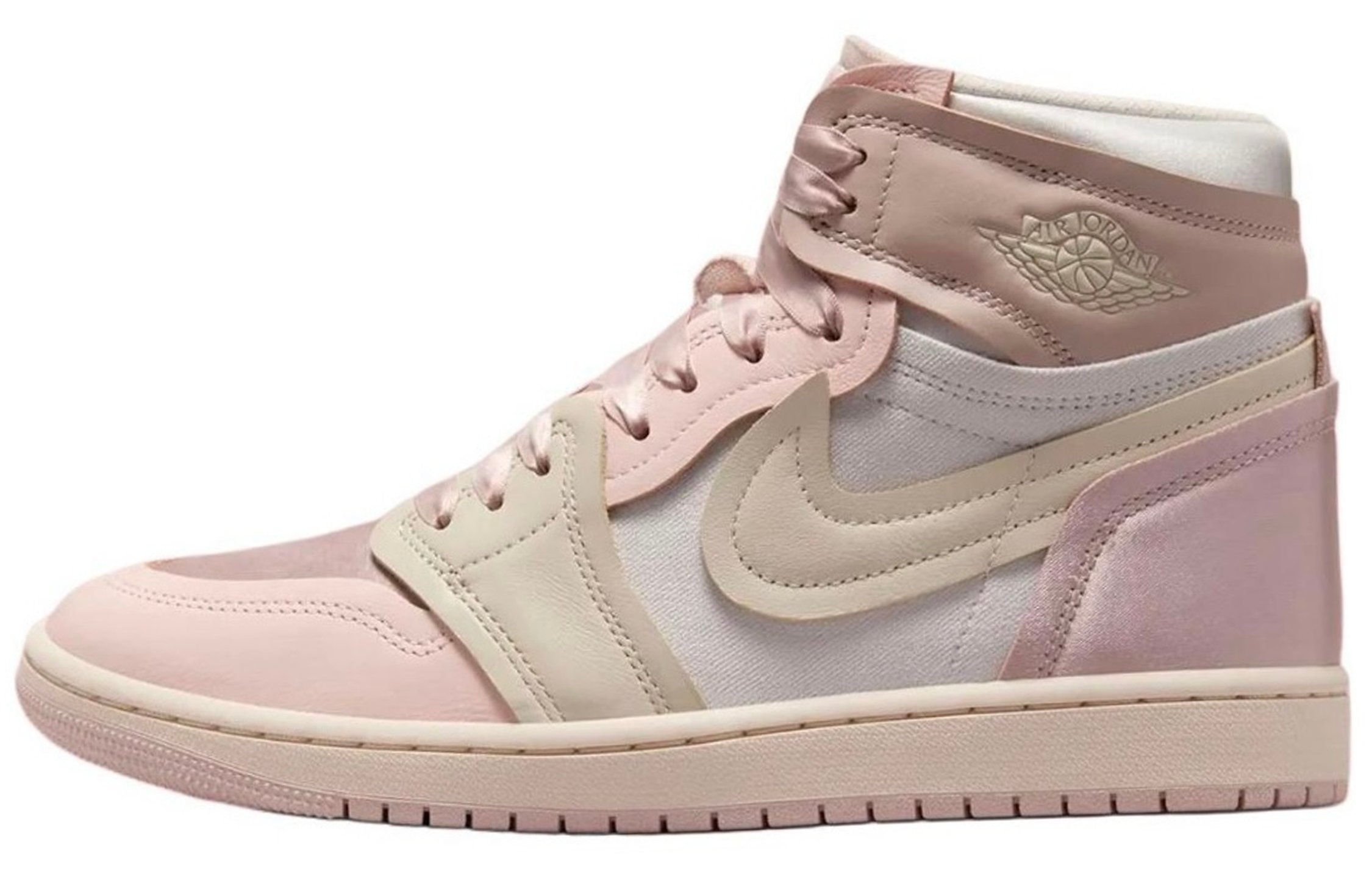 Jordan Air Jordan 1 Abrasion Resistant Slip Resistant High top Vintage Basketball Shoes Women's Pink Purple купить в интернет-магазине Yoocart с быстрой доставкой по России.
