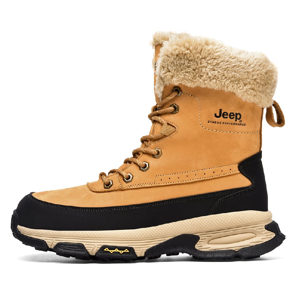 Jeep Crew Snow Boots Men's Gold