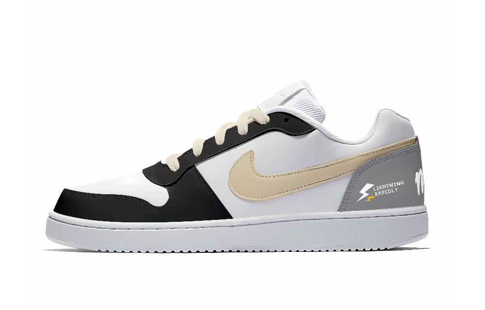 Nike EBERNON Skateboard Shoes Unisex Low-Top Yellow
