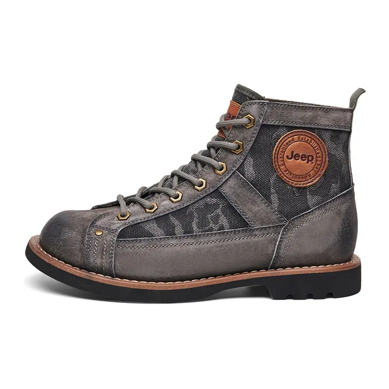 Jeep Short Martin Boot Men's Gray