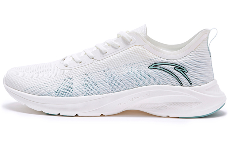 Anta Cushioning Anti-Slip And Wear-Resistant Breathable Rebound Low-Top Running Shoes Men's White Green