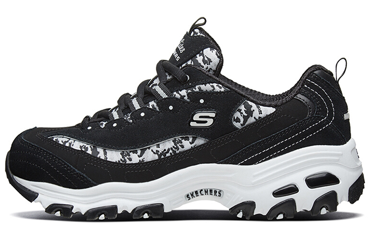 Skechers D'Lites 1.0 Running Shoes Black/White Women's