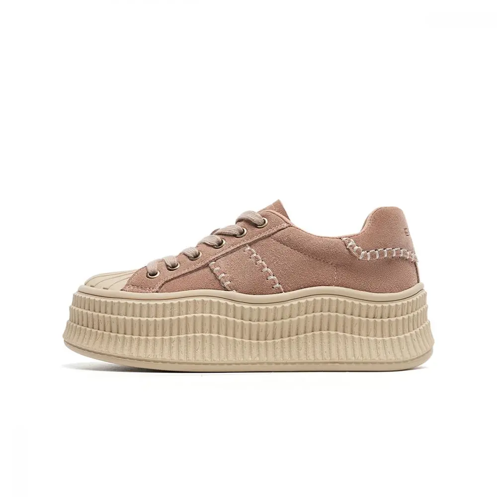 EBLAN Skateboard Shoes Women's Apricot