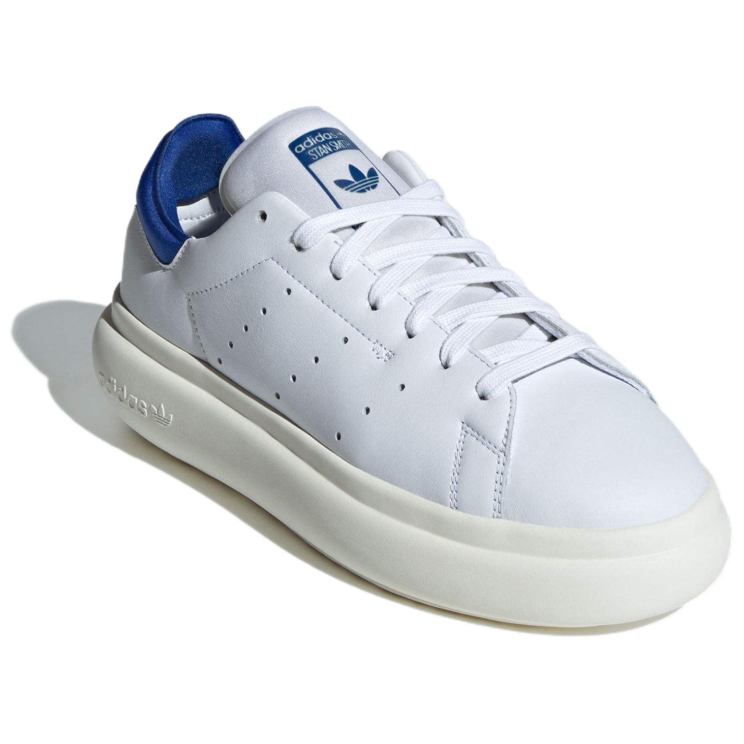 Adidas Originals Stan Smith Platform White Royal Blue Women's