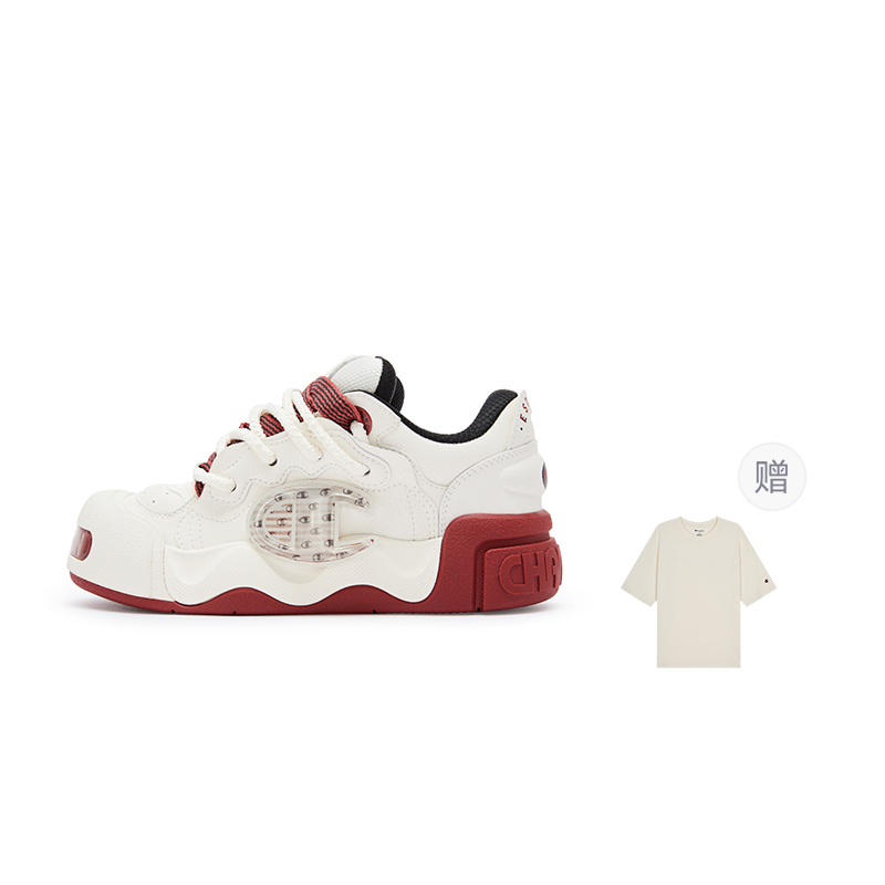 Champion AutoSkate V1 Low-Top Skateboard Shoes Men's Red