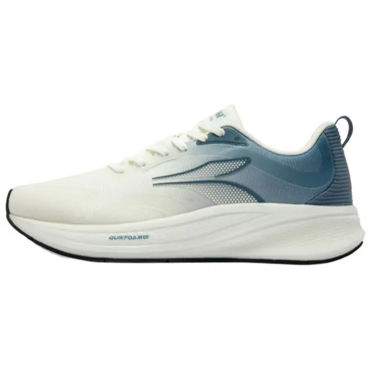 361° Wing 4.0 Cushioned Slip Resistant Low Top Running Shoes Men's White Blue