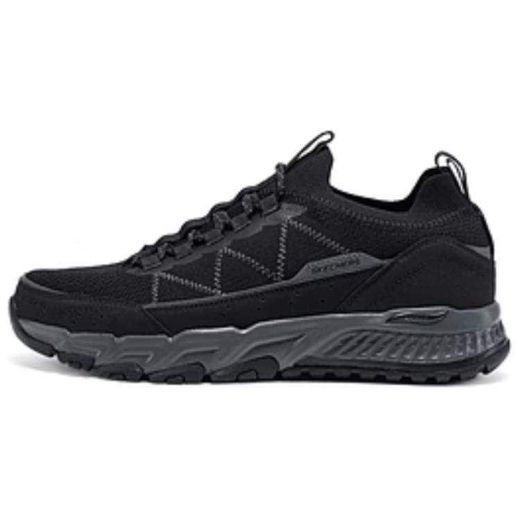 Skechers OUTDOOR MENS Non slip Support Low Top Outdoor Shoes Men's Black Gray