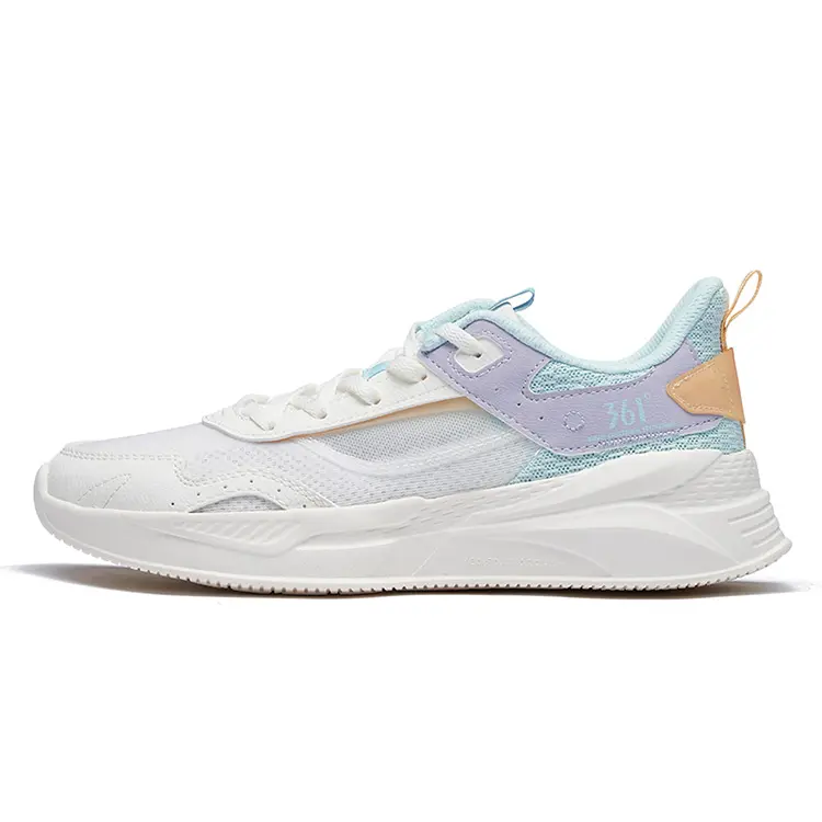 361° Anti Slip Wear Resistant Low Top Casual Shoes Women's White Blue