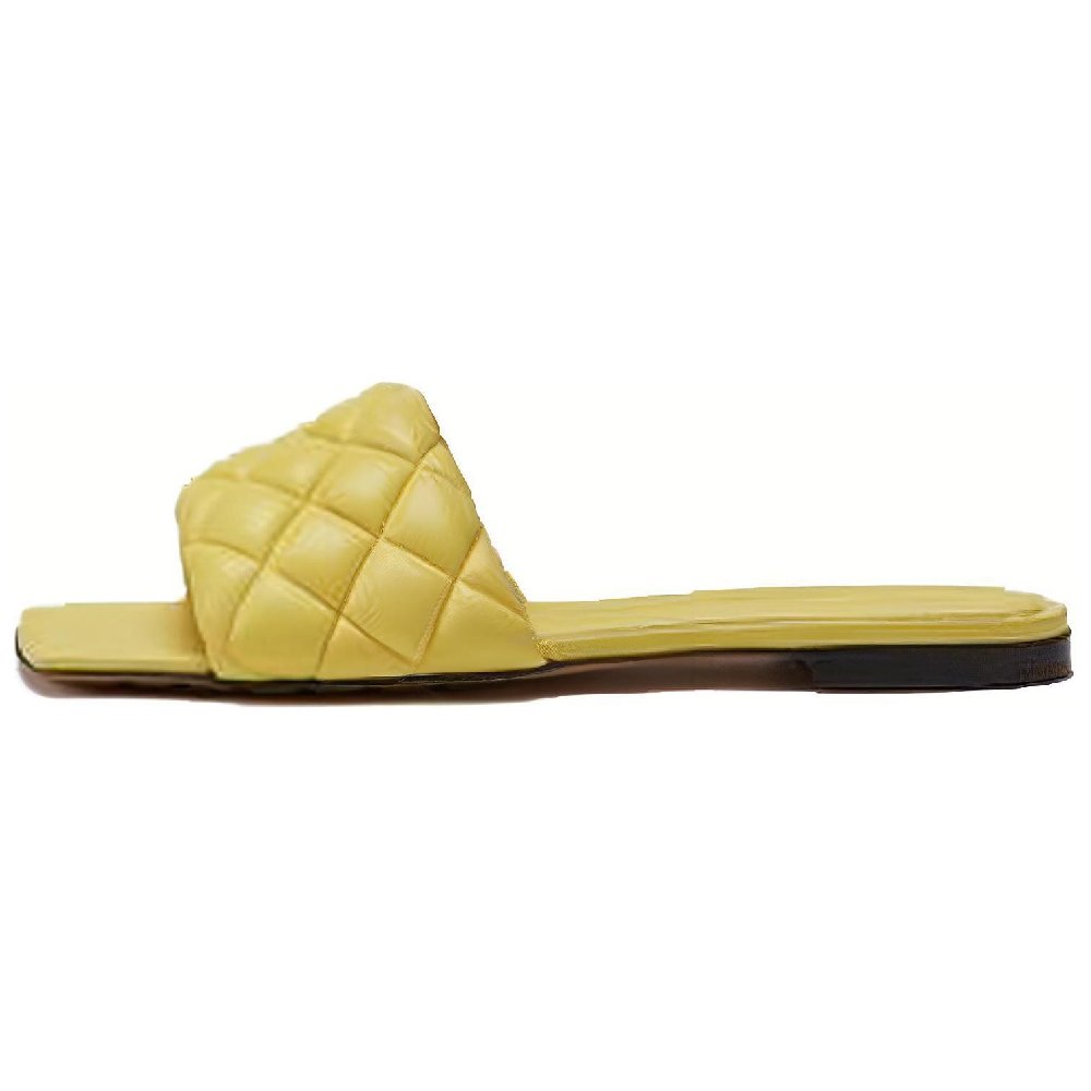 Bottega Veneta Slip Resistant Slide Slippers Women's Yellow Pear