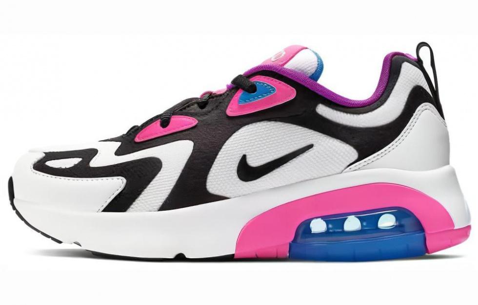 Nike Air Max 200 White Hyper Pink Black GS