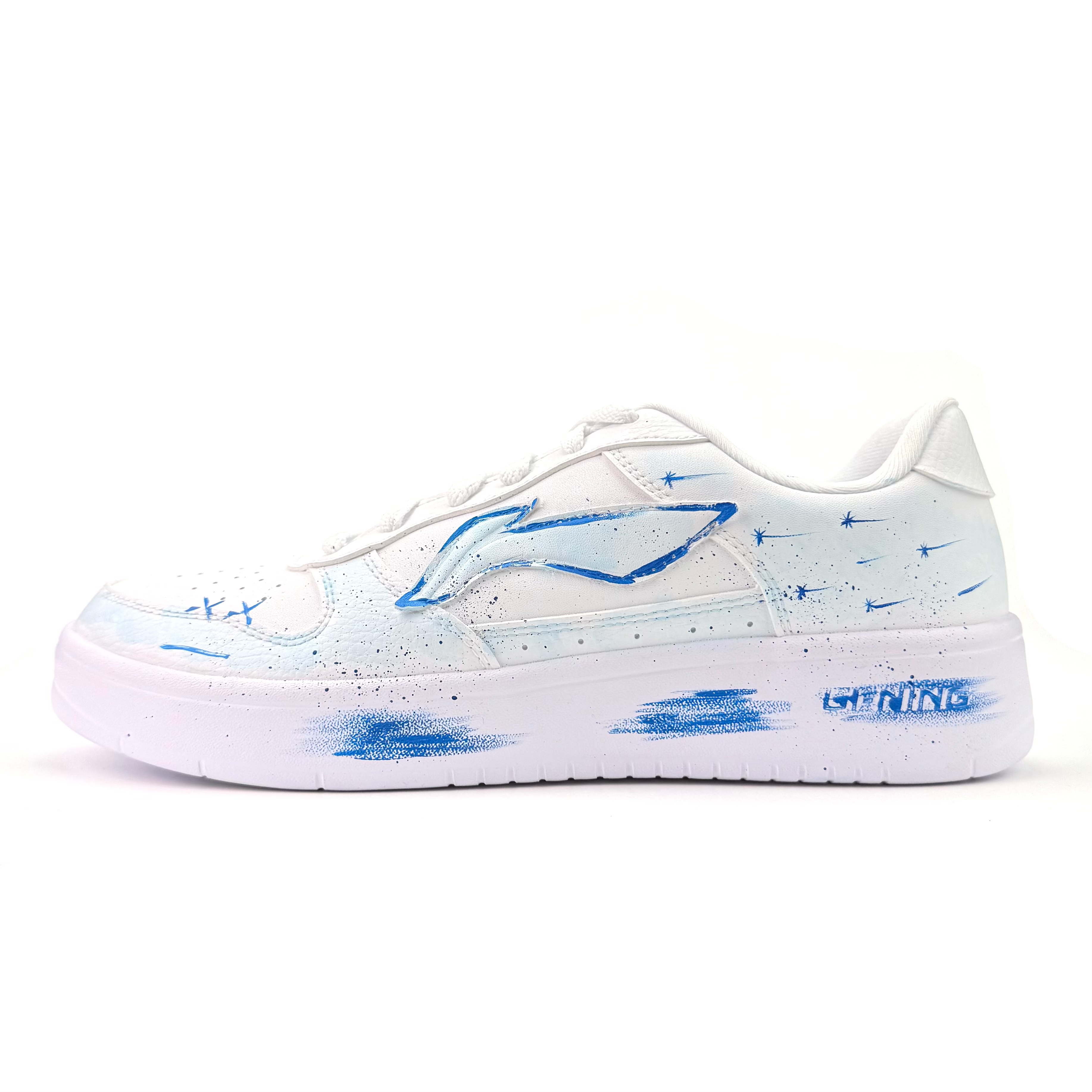 LiNing Pontoon Boats Abrasion Resistant Breathable Height Increasing Low top Skateboard Shoes Unisex