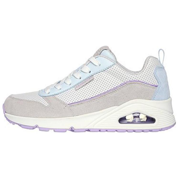 Skechers Balance Lightweight Low-Top Casual Shoes Women's Gray Blue