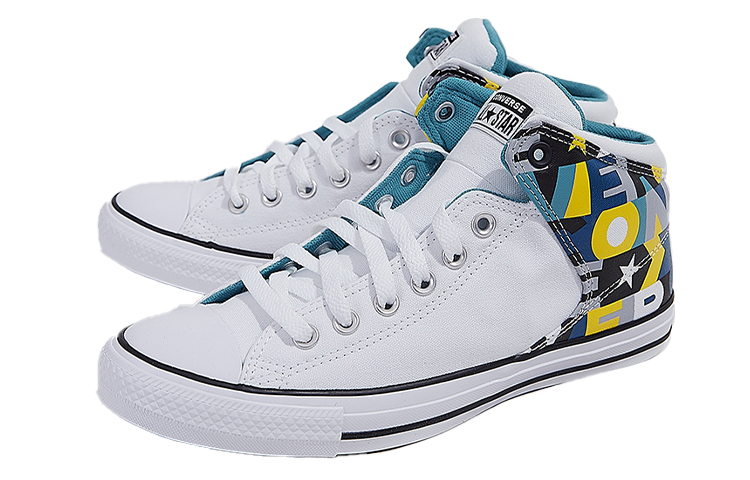 Converse Chuck Taylor All Star 'White Blue Black' купить в интернет-магазине Yoocart с быстрой доставкой по России.