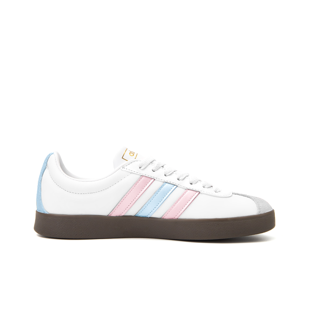 Adidas Neo VL Court 2.0 Anti-Slip Wear-Resistant Low-Top Skateboard Shoes Unisex White