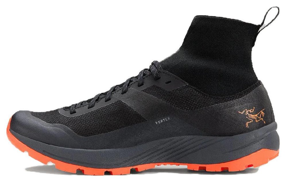 Arcteryx Verte Wear-Resistant High-Top Running Shoes Unisex Black