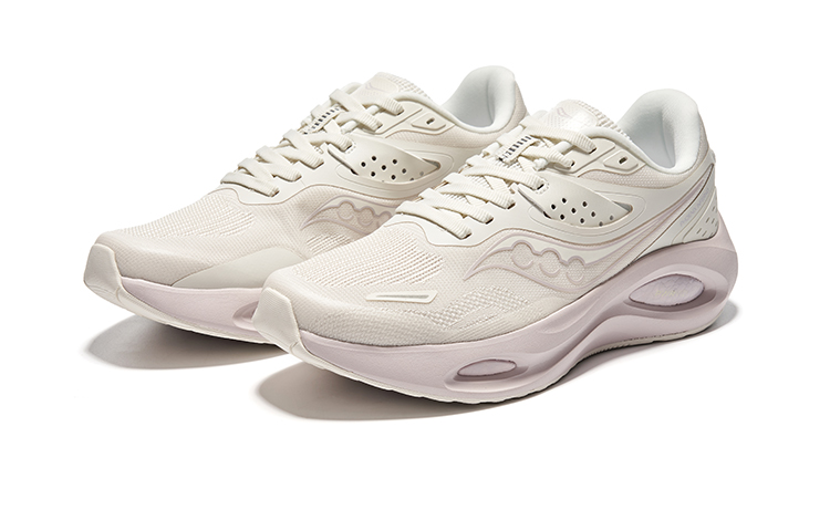 Saucony Phoenix LS Slip Resistant Abrasion Resistant Low top Running Shoes Women's White Pink купить в интернет-магазине Yoocart с быстрой доставкой по России.