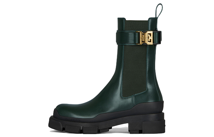 Givenchy Terra Short Chelsea Boots Women's Green