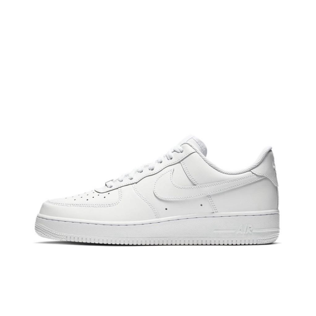 Nike Air Force 1 Air Force 1 Cushioning Wear-Resistant Low-Top Skateboard Shoes Men's White Fashion Versatile купить в интернет-магазине Yoocart с быстрой доставкой по России.