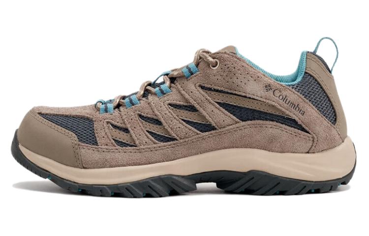 Columbia CRESTWOOD Cushioning Breathable Low-Top Outdoor Shoes Women's Khaki