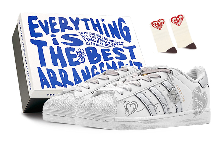 Adidas Originals Superstar Series Skateboard Shoes Unisex Low-Top White