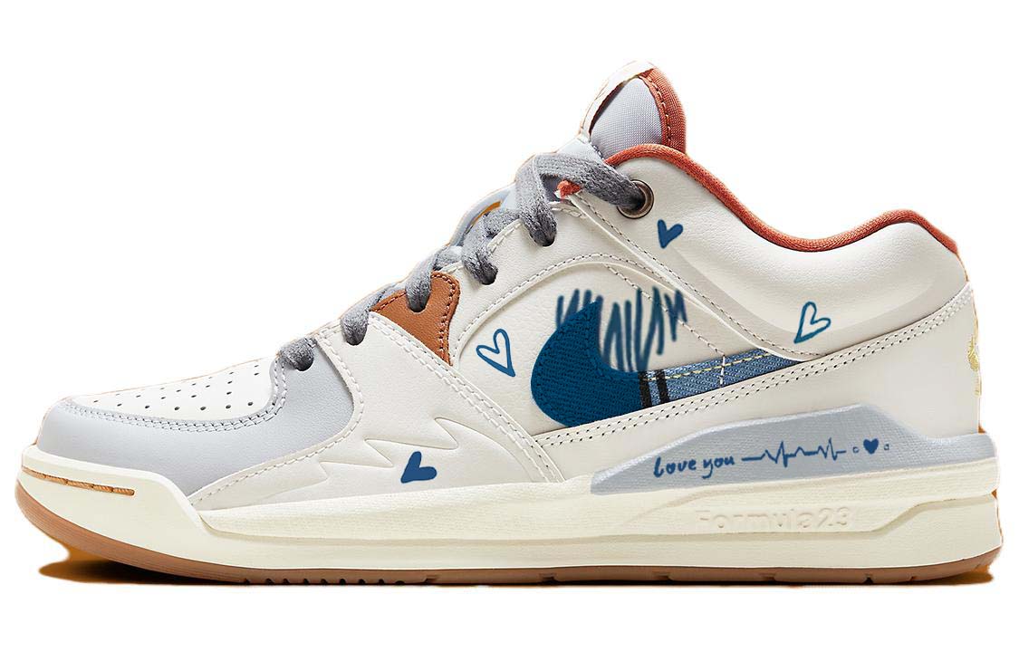Jordan Stadium 90 Basketball Shoes Unisex Low top Blue/White