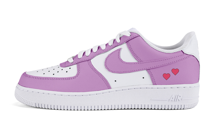 Nike Air Force 1 Air Force 1 Low-Top Skateboard Shoes Women's Purple