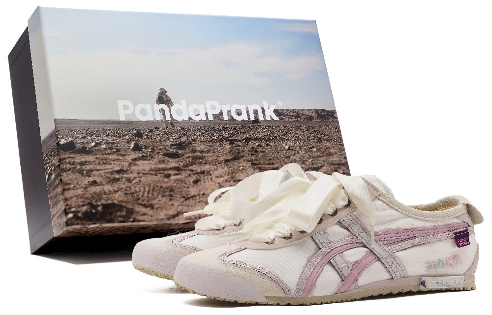 Onitsuka Tiger MEXICO 66 Casual Shoes Unisex Low-Top White/Pink