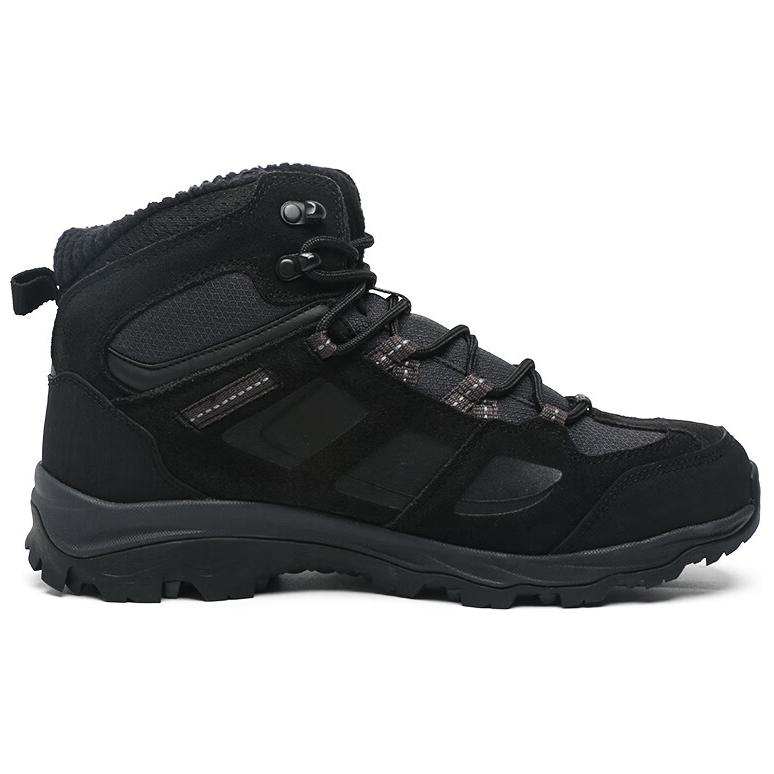 Jack Wolfskin Anti Slip Wear Resistant Mid Top Hiking Shoes Men's Black купить в интернет-магазине Yoocart с быстрой доставкой по России.