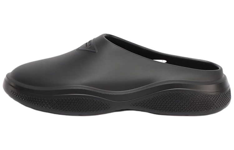 PRADA Foam Rubber Mule Black