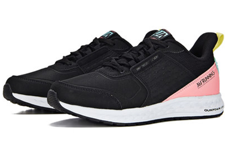 361° Cushioning Low top Running Shoes Women's Black Pink