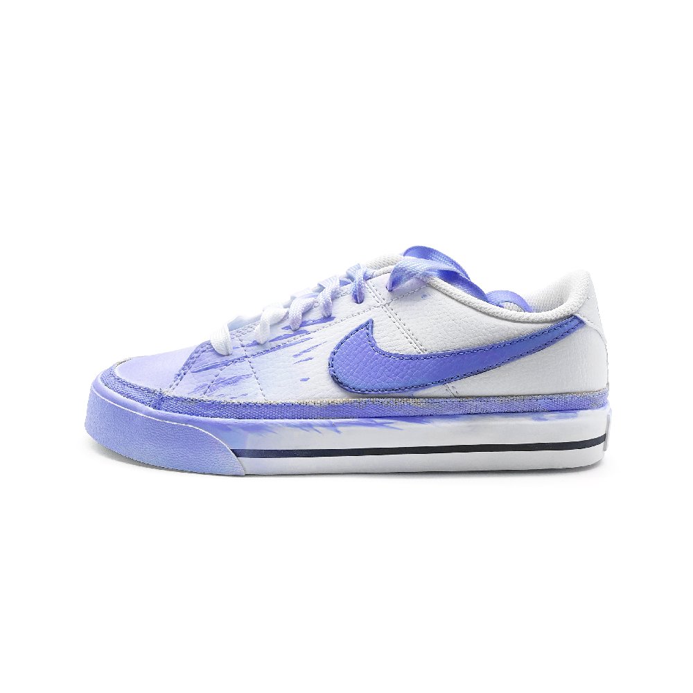 Nike Court Royale Blueberry Candy Shock Absorbers Low Top Skateboard Shoes Unisex White Blue